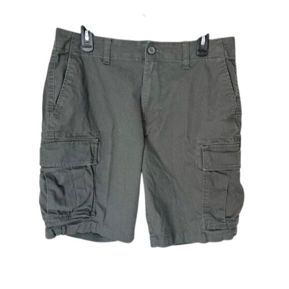 Old Navy Mens Lived-In Straight Cargo Shorts Built-In Flex Size 34 - Picture 6 of 9